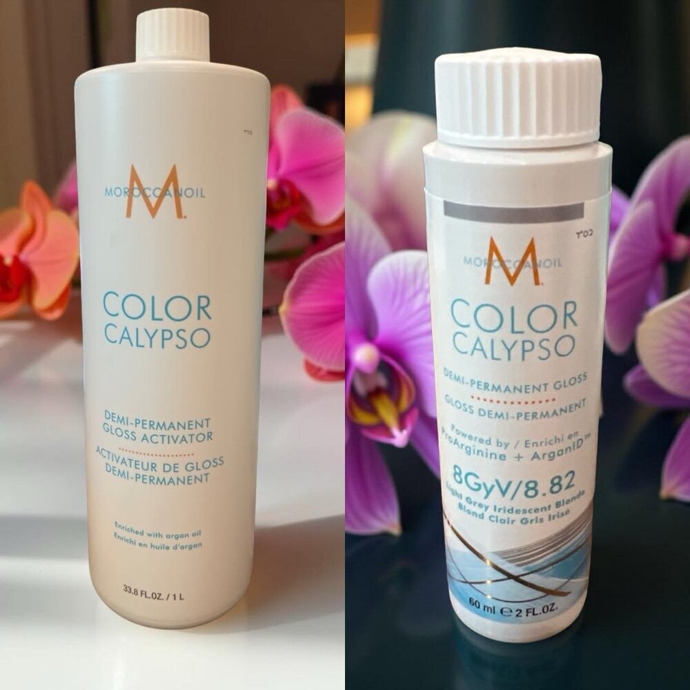Moroccanoil Color Calypso Demi Permanent Gloss 8GyV/8.82 & Activator